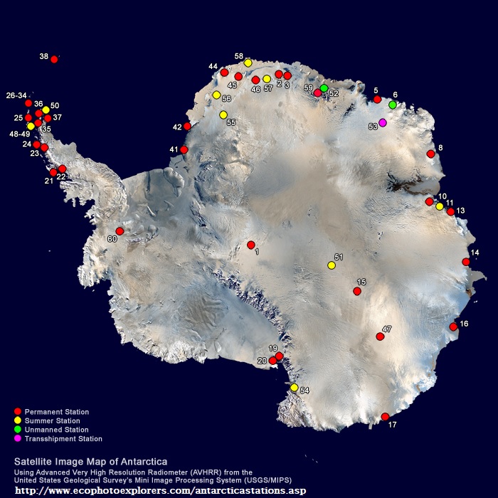 Antarctic Bases · CAPTAIN ANTARCTICA